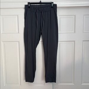 lululemon athletica Charcoal On the Fly Drawstring Pants